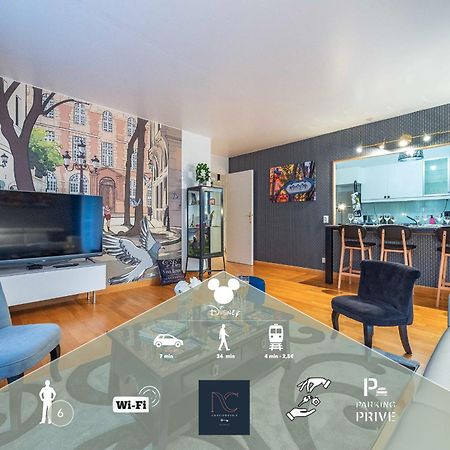 *Disneyland-Paris*6Pers, Wi-Fi, Netflix, Parking Chessy  Ngoại thất bức ảnh